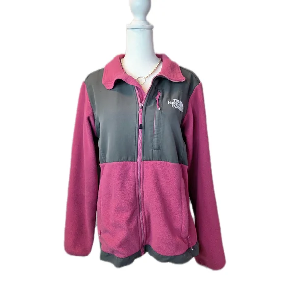 The North Face Vibrant Pink Fleece Jacket - Picture 1 of 8